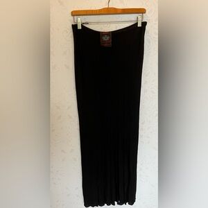 Jean Paul Gaultier Elegant Black Maxi Skirt, Size 8